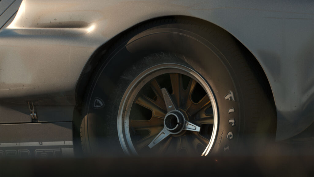 Wheel and rails texturing
